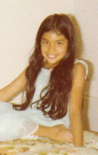 Lani as a child